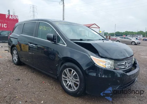 2012 Honda Odyssey Exl из США, поврежденный, VIN 5FNRL5H60CB141564